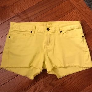 Lucky Brand Bright Yellow Shorts